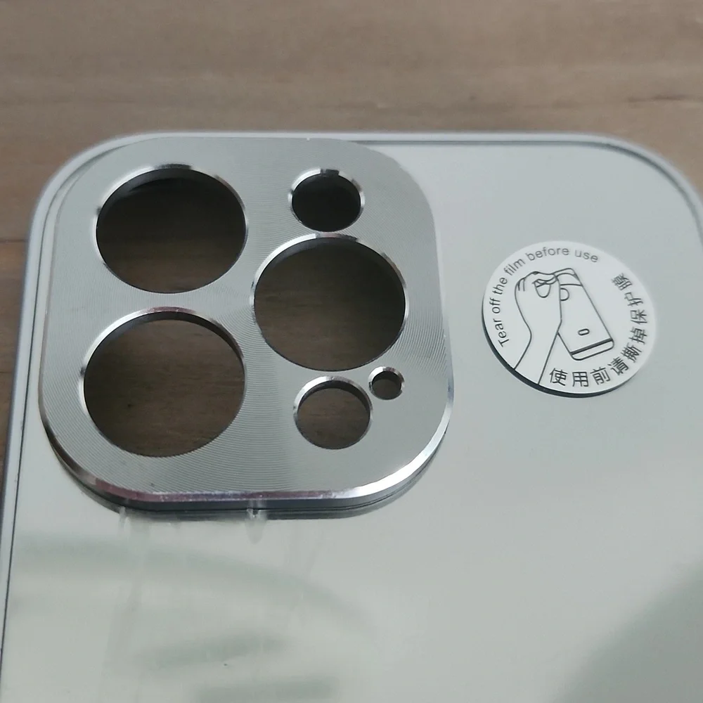 📱 iPhone 14 Pro Max Metal Luxury Case – Silver Polished Finish, NWT phone case